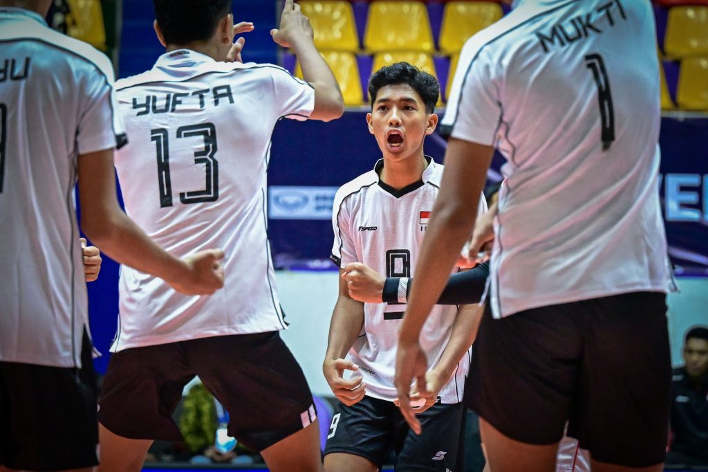 Indonesia Kalahkan Kazakstan 3-1 di Kejuaraan Voli Asia U-16 - PBVSI